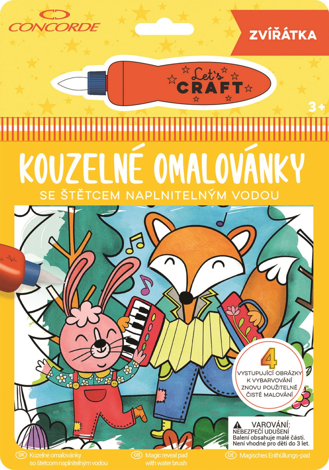 Kouzelné omalovánky Concorde - Zvířátka