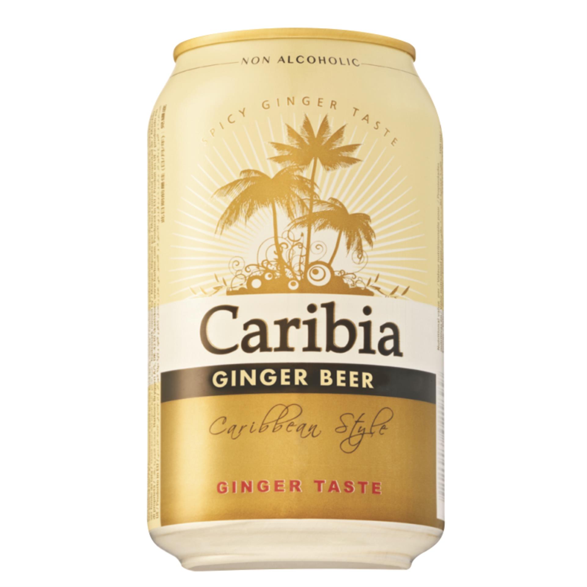 Levně Zázvorová limonáda Caribia - 24x 330 ml, plech