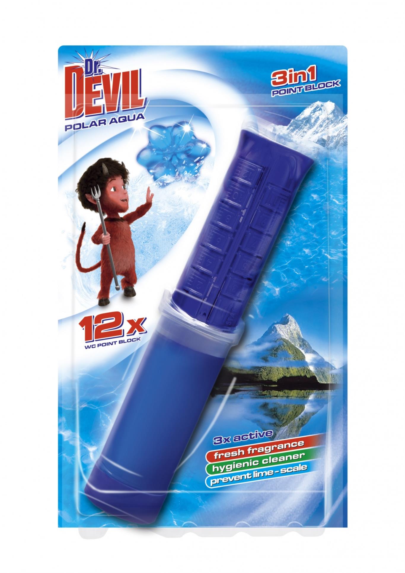 WC blok Dr. Devil - Polar Aqua