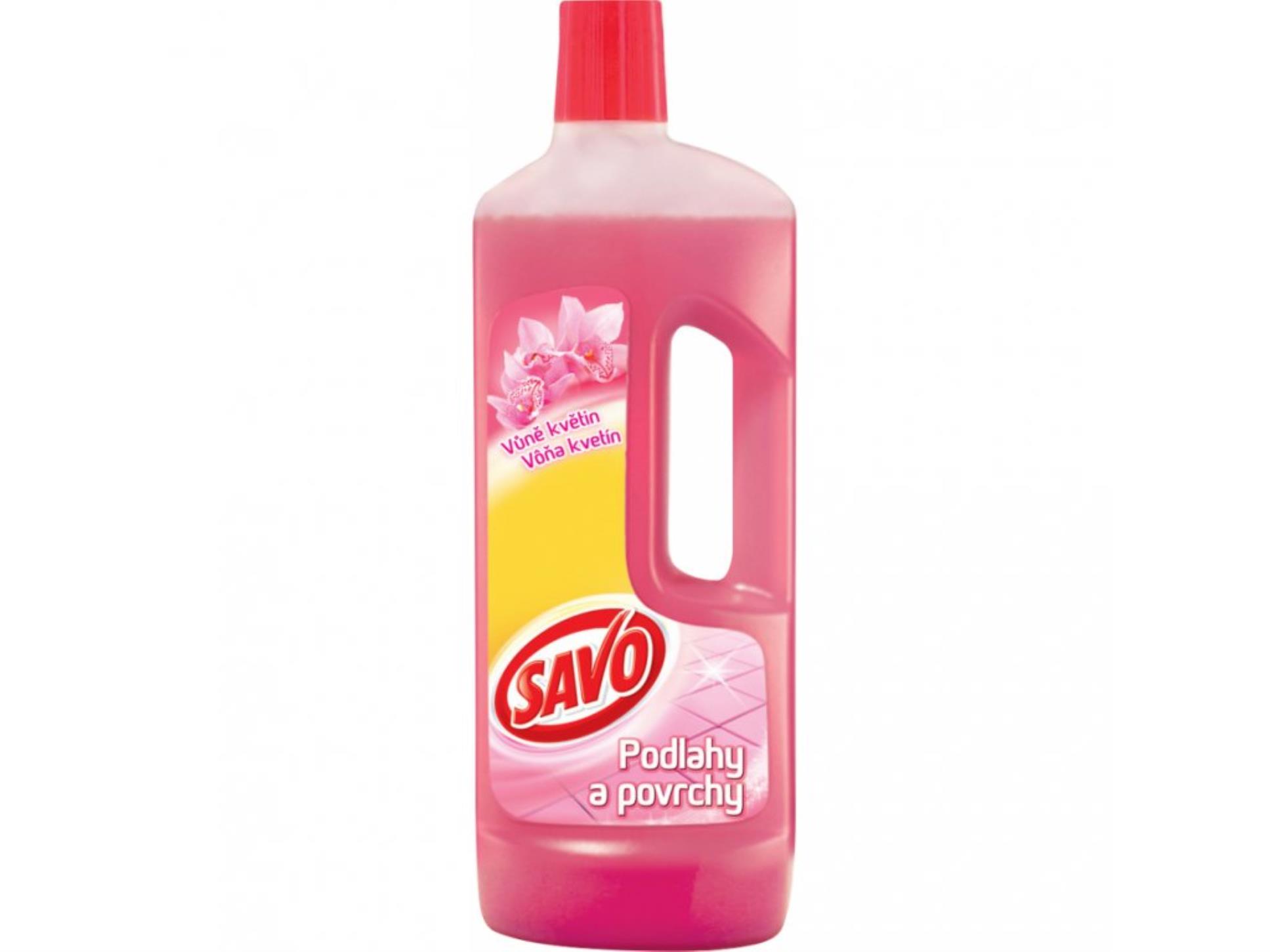 Levně Savo Čisticí prostředek na podlahy a povrchy - vůně květin, 750 ml