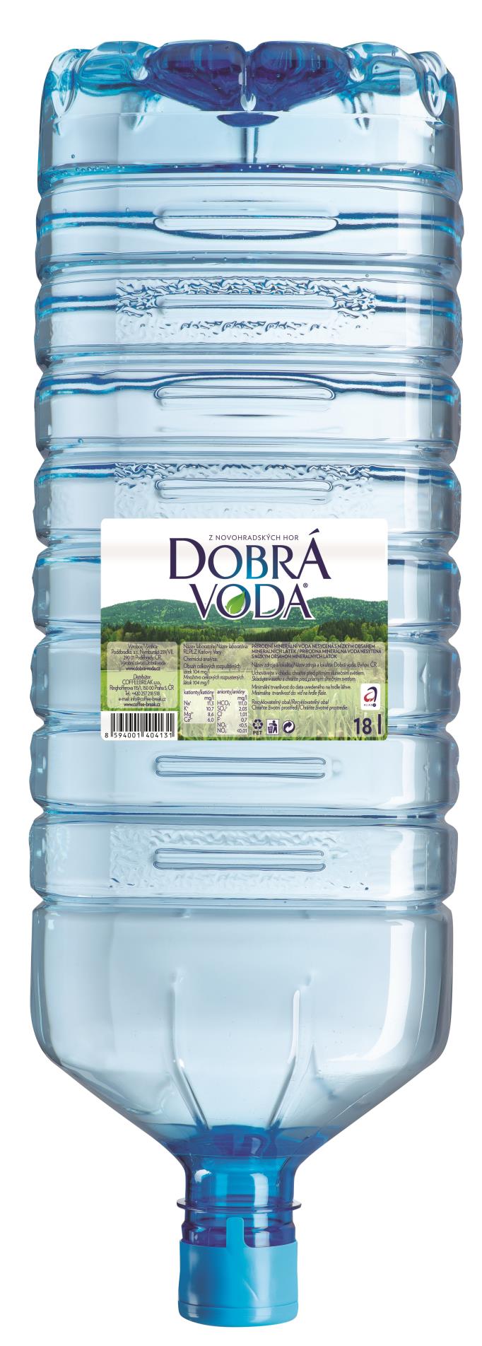 Dobrá voda - neperlivá, barel, 18 l