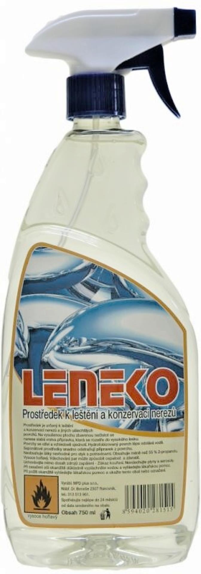 Leštěnka Leneko - na nerez, 750 ml