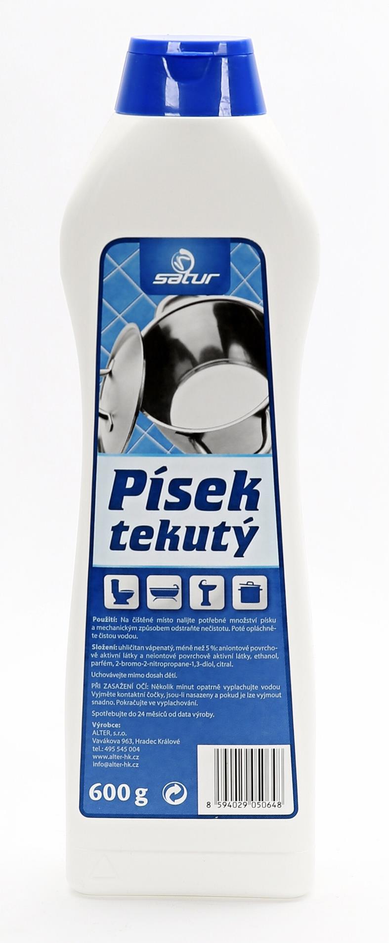 Čistící prostředek Satur - tekutý písek, 600 g