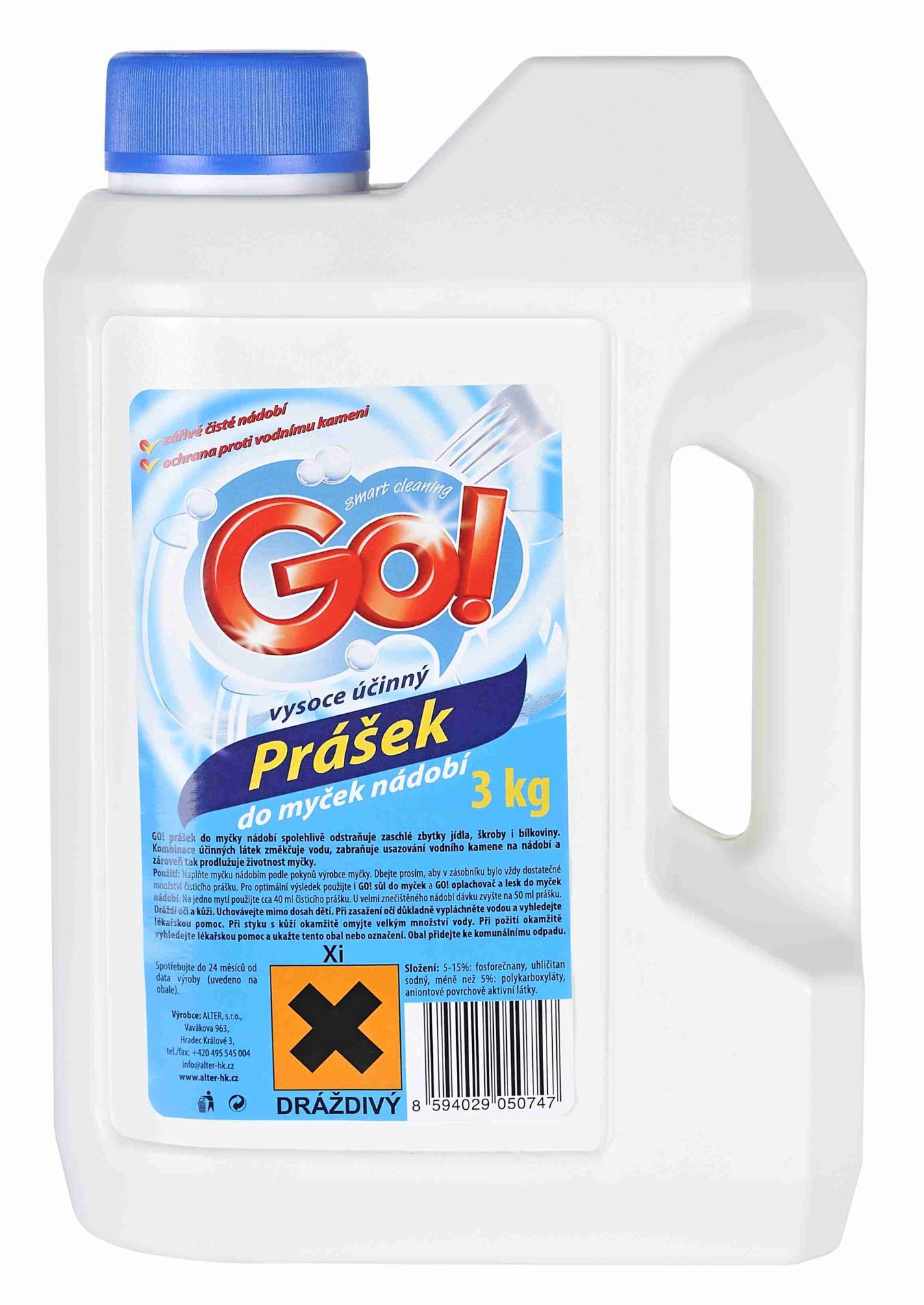Prášek do myčky GO!  - 3 kg