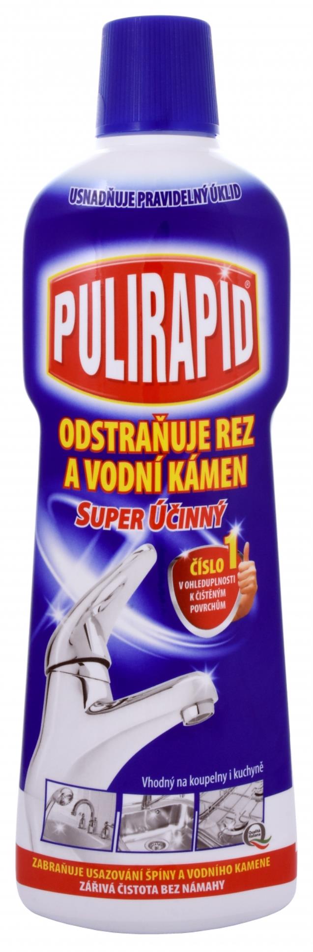 Levně Čisticí prostředek Pulirapid - na rez a vodní kámen, 750 ml