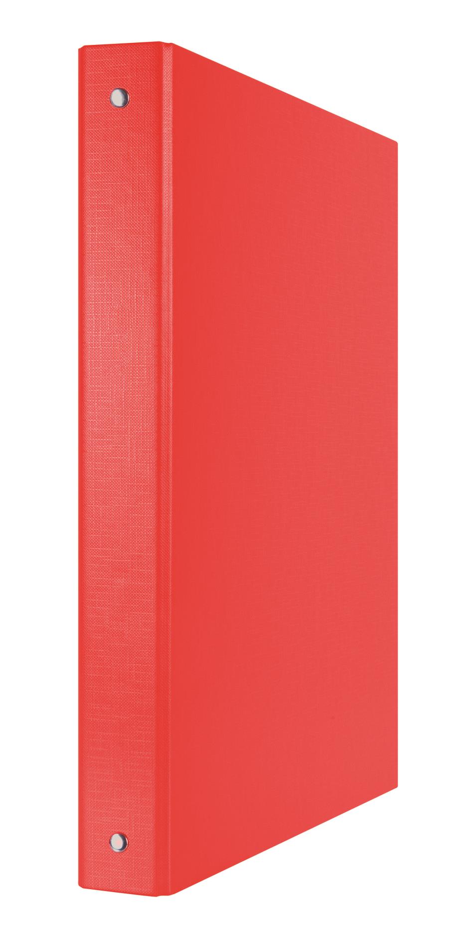 4kroužkový pořadač Donau - A4, 4,5 cm, červený, O-mechanika