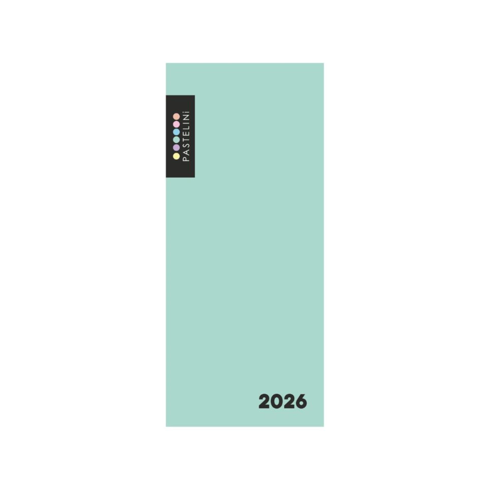 Týdenní diář 2025 Pastelini zelený