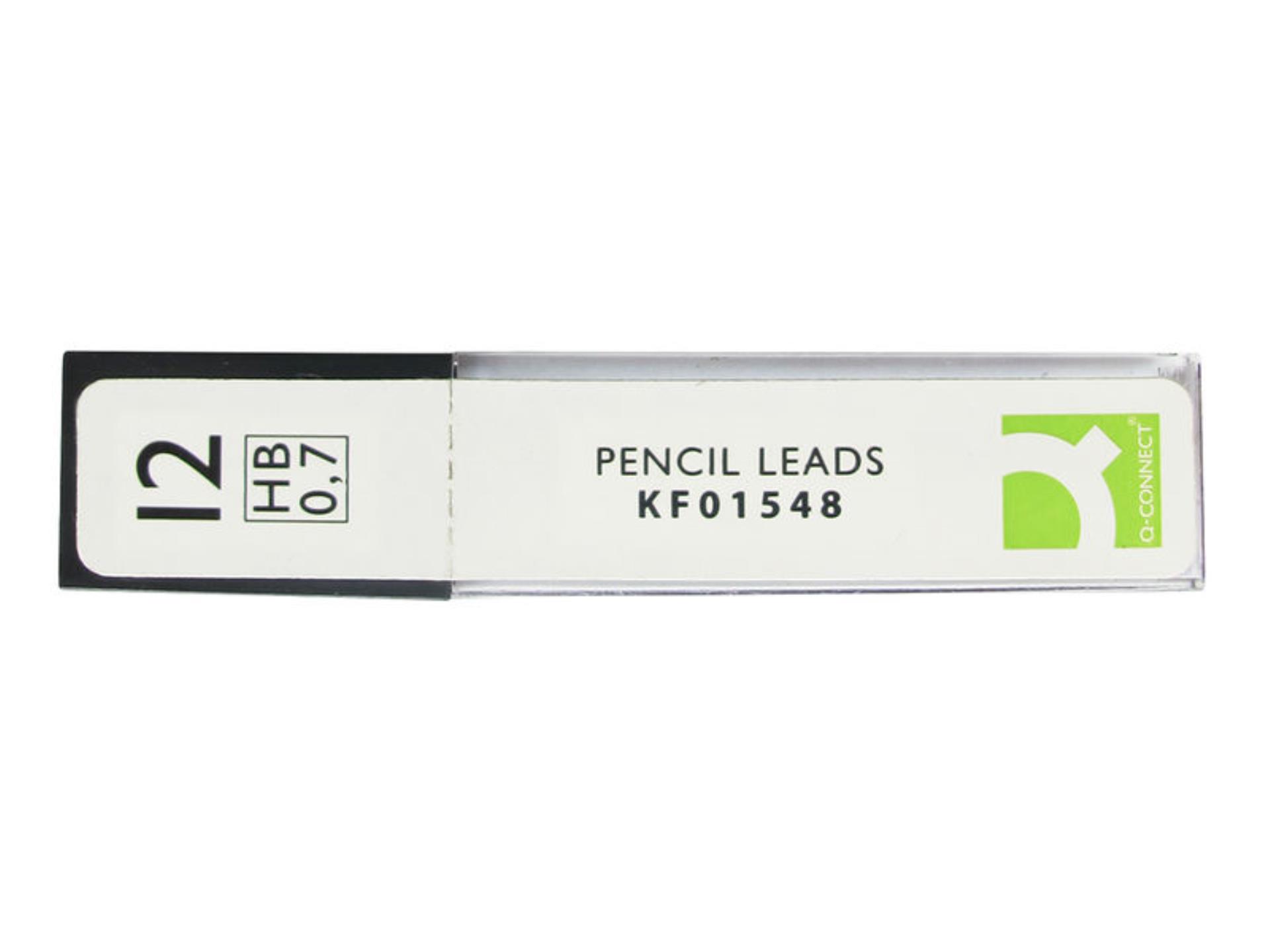 Levně Tuhy do mikrotužky Q-Connect - HB, 0,7 mm, 12 ks