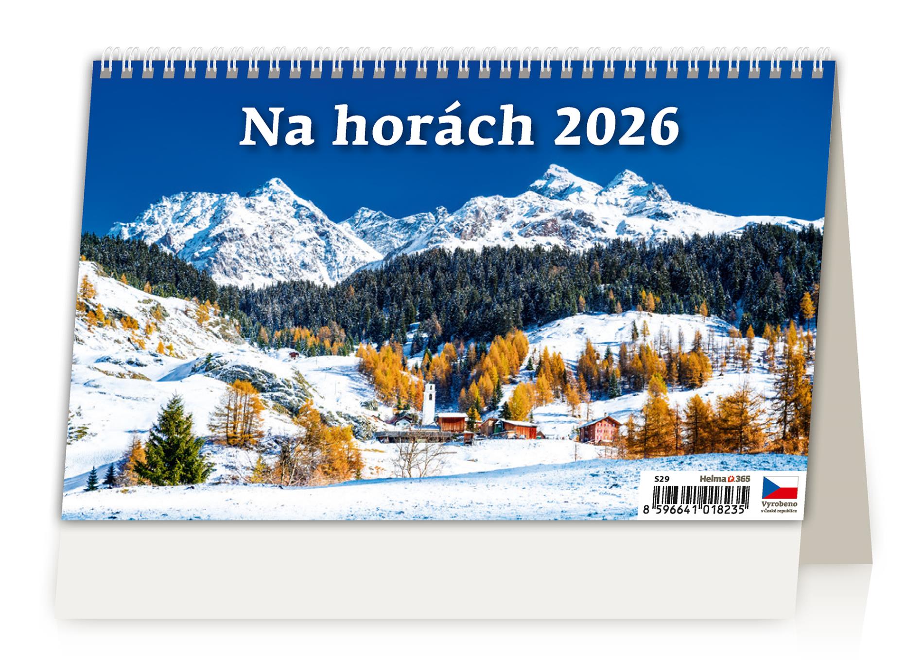 Stolní kalendář 2025 Na horách