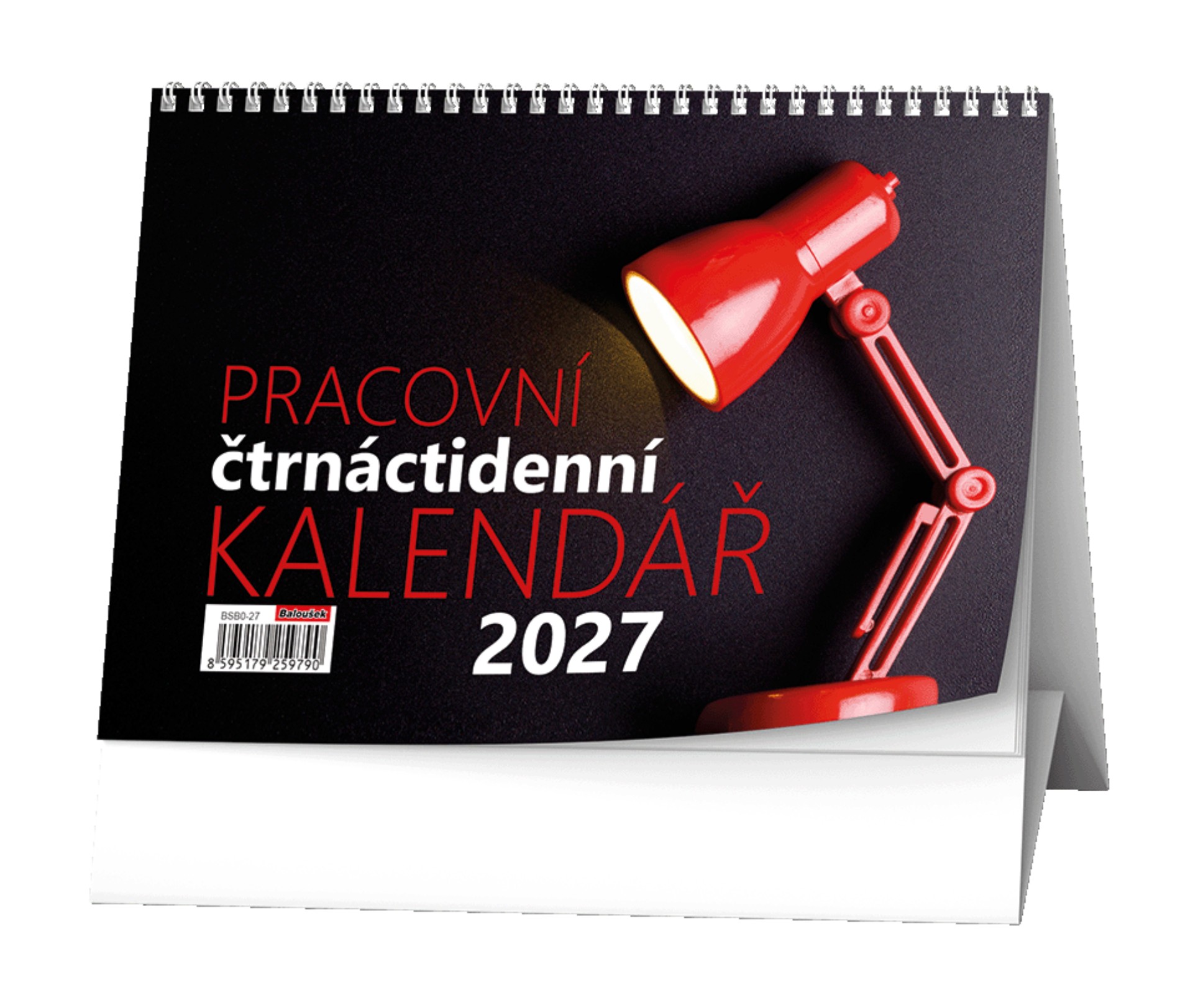 Stolní kalendář 2027 Pracovní čtrnáctidenní