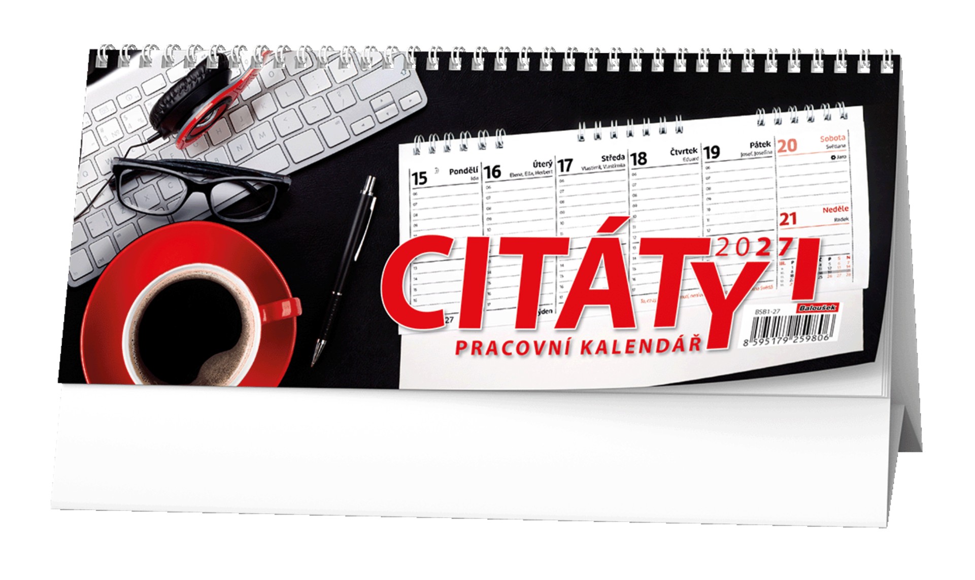 Stolní kalendář 2027 Citáty I