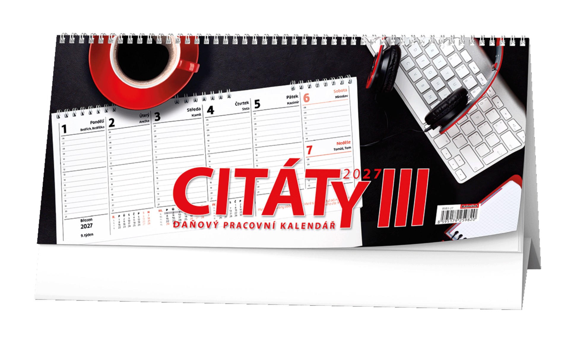 Stolní kalendář 2027 Citáty III