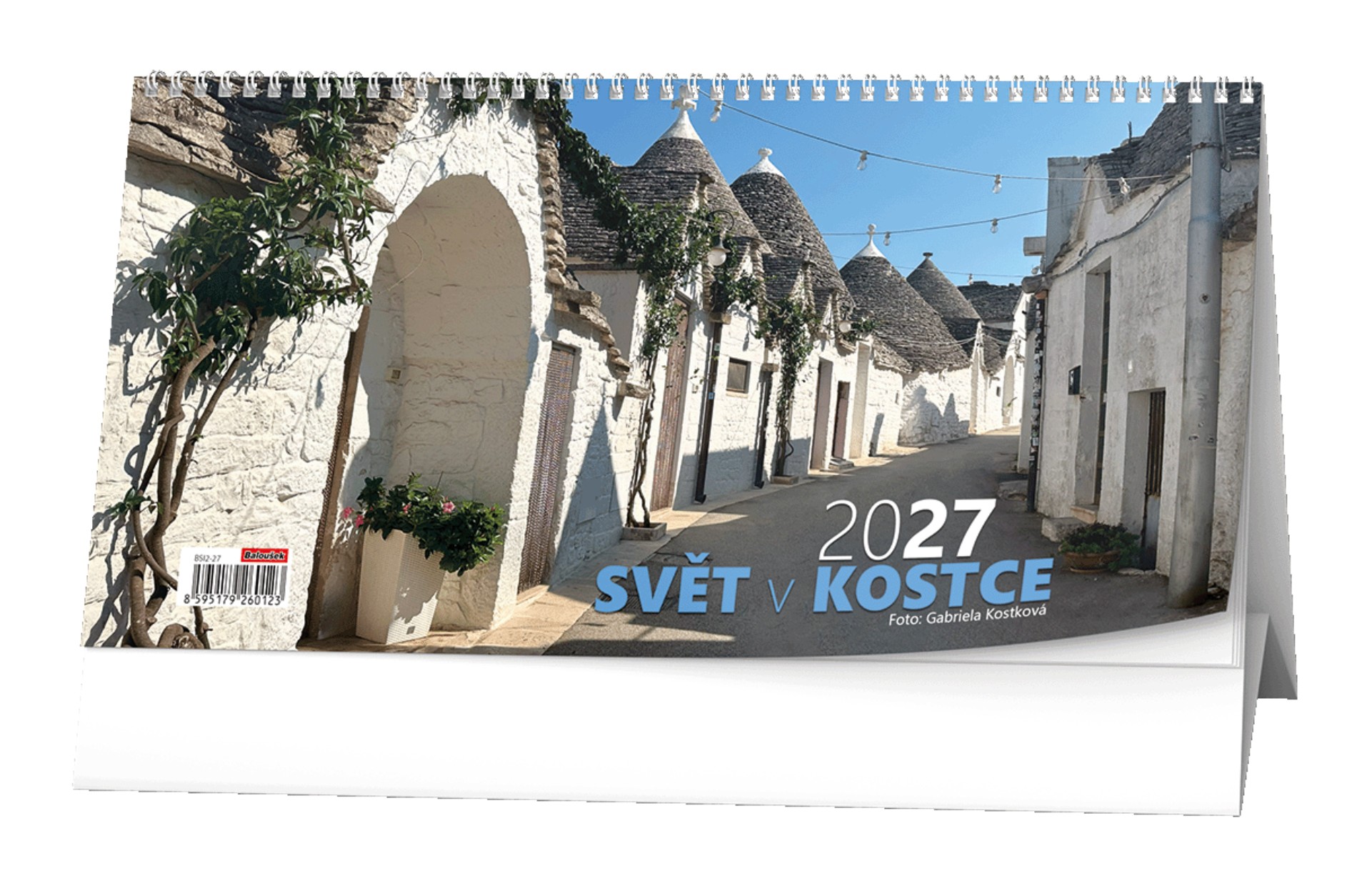 Stolní kalendář 2027 Svět v kostce