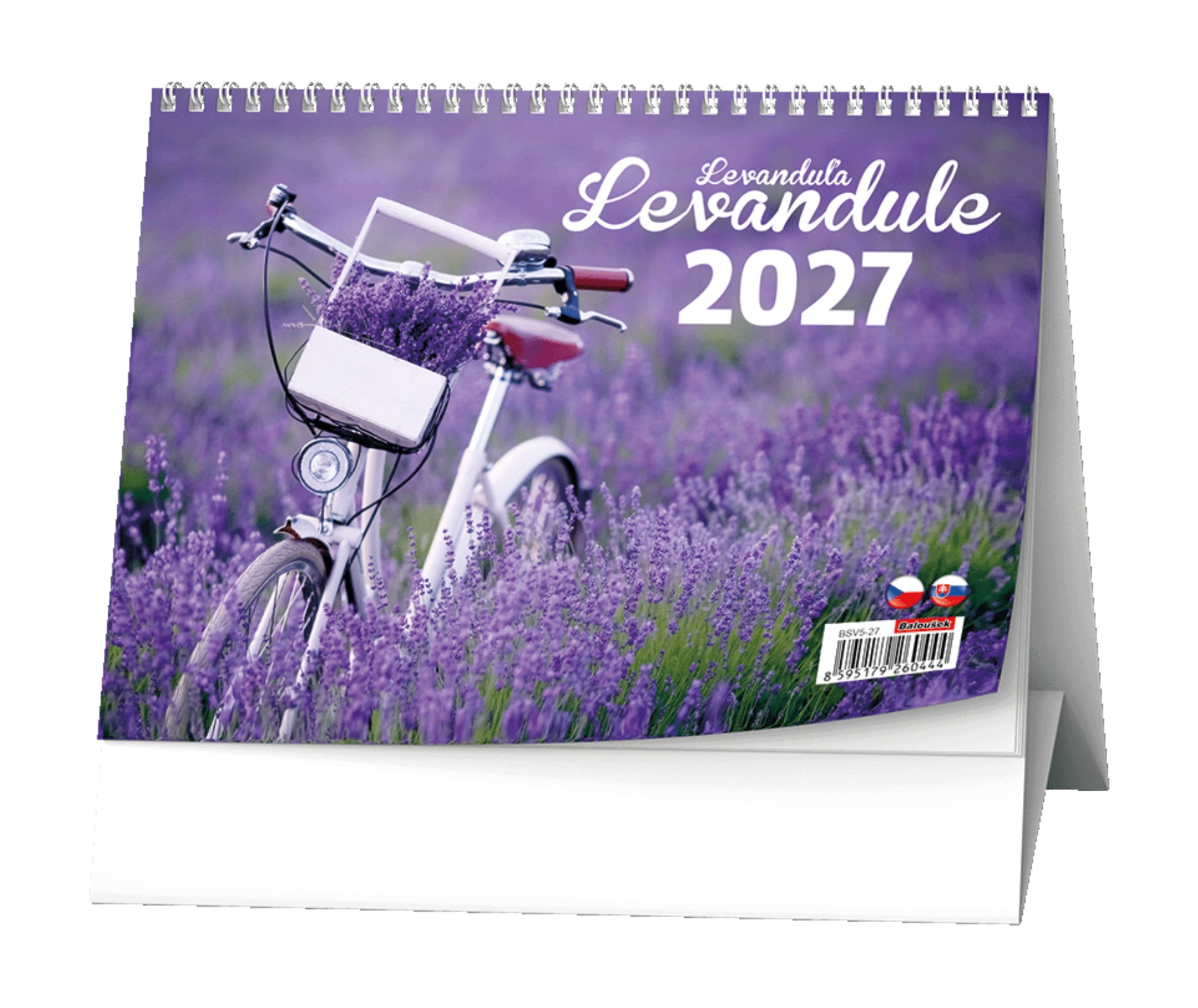 Stolní kalendář 2027 Levandule