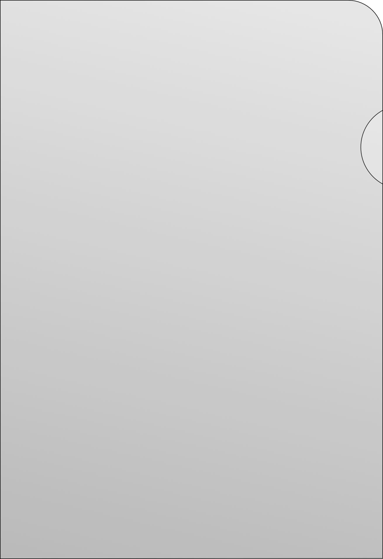 Průhledný obal A5 - "L" PVC čirý, 120mic.