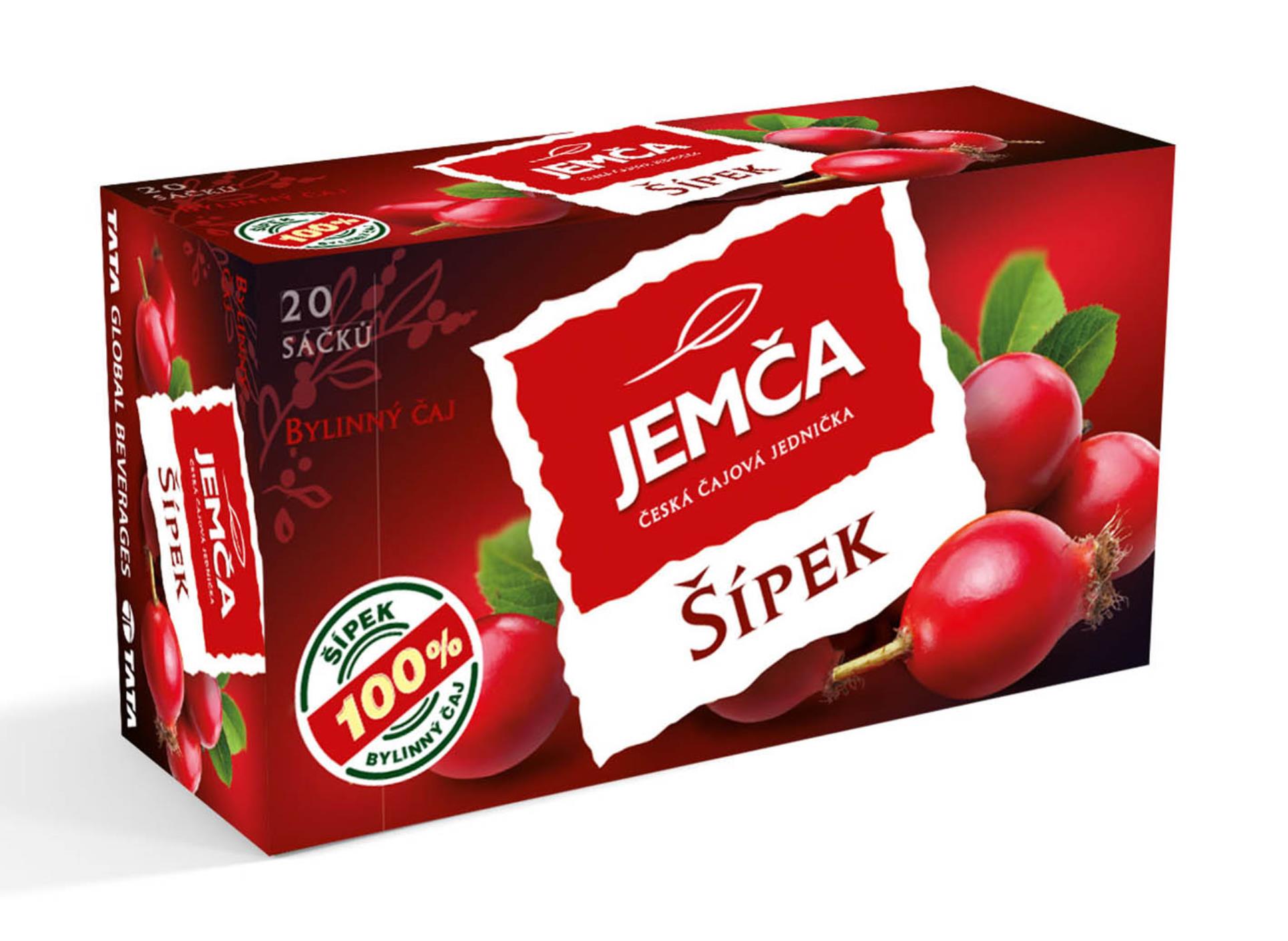 Bylinný čaj Jemča -  šípek, 20x2,7g