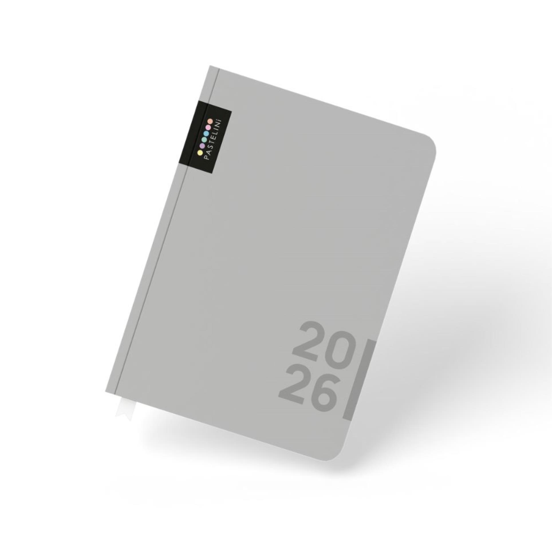 Diář A5 denní 2025 PASTELINI šedá
