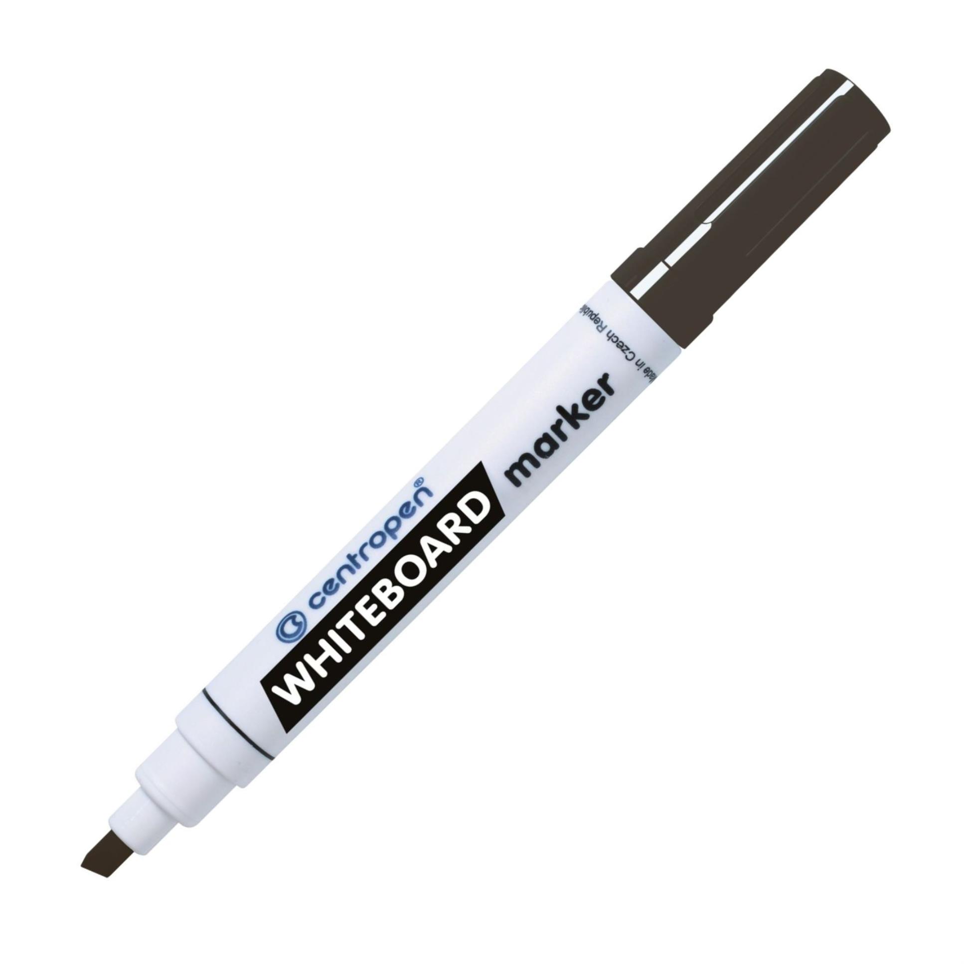 Popisovač na bílé tabule Centropen 8569, černý