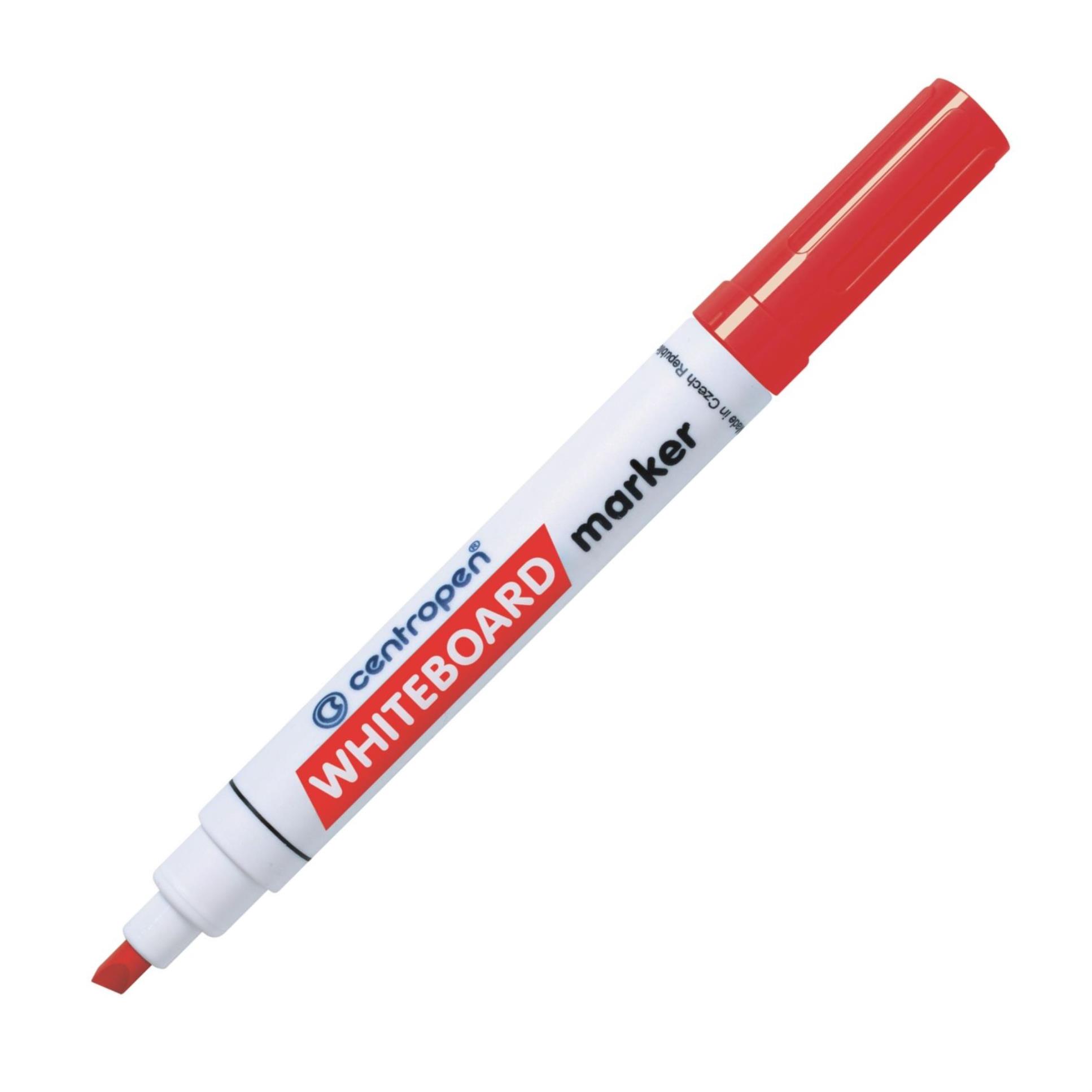 Popisovač na bílé tabule Centropen 8569, červený