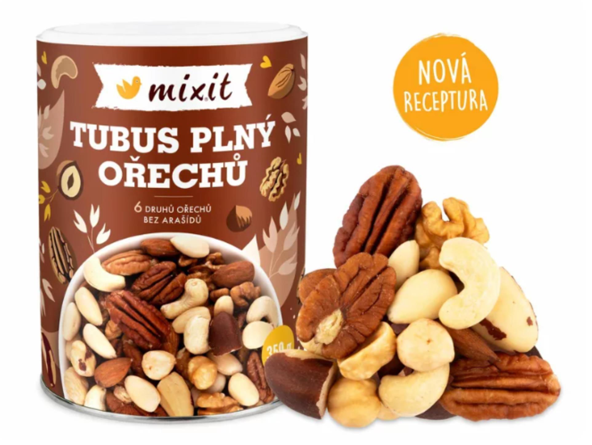 Mixit Tubus plný ořechů, 350 g