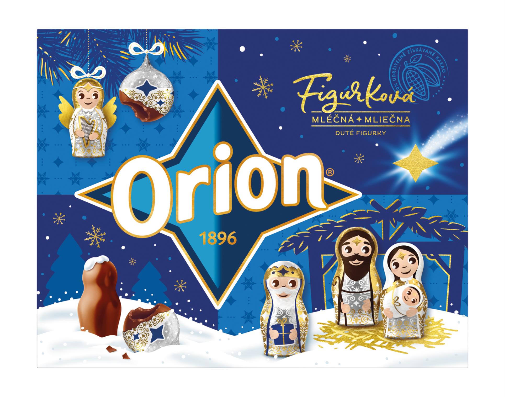 Orion Vánoční kolekce mléčná figurková