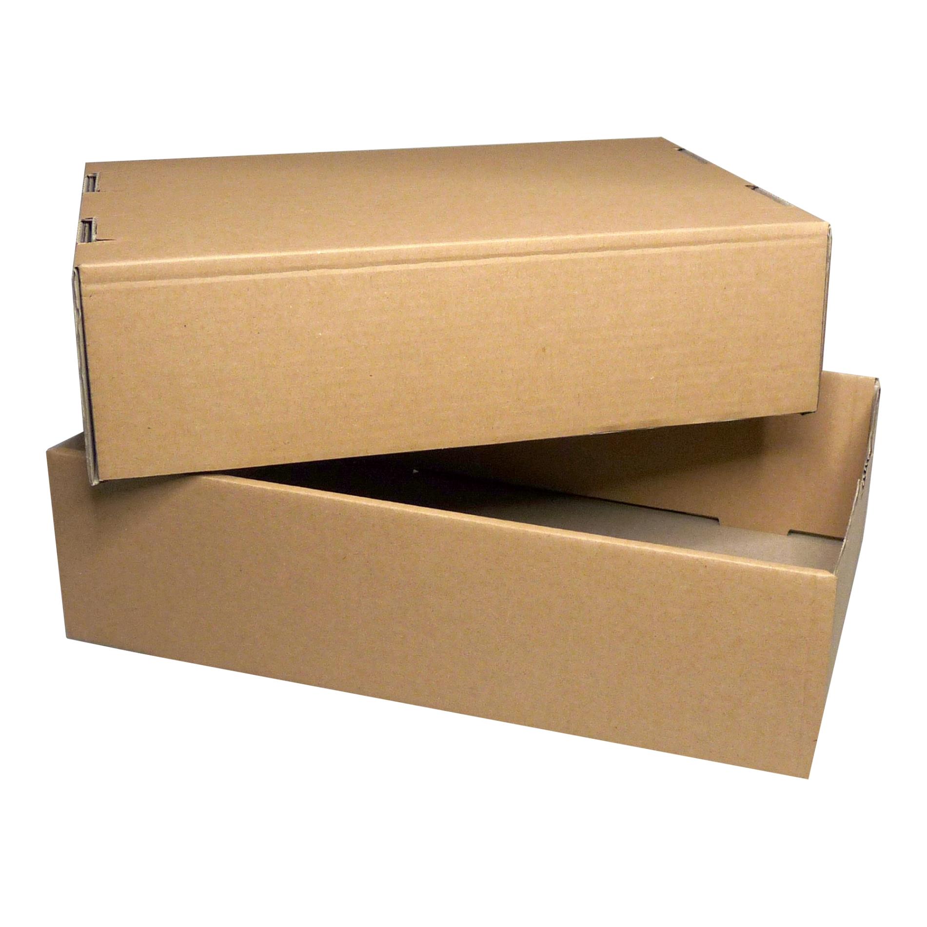 Krabice kartonové 3vrstvé - s víkem, 19,8 x 8,9 x 30 cm, 4,6 kg