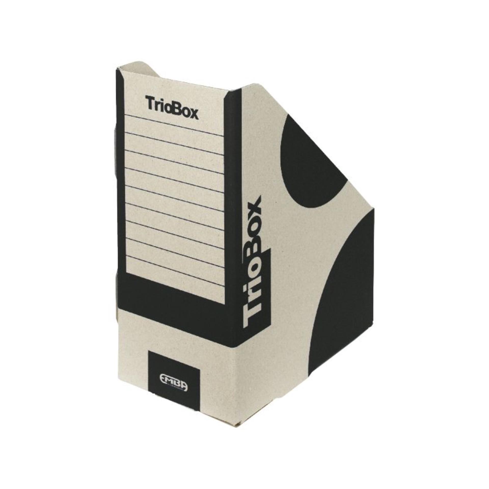 Levně Stojan archivační Emba Triobox 30x22x13 cm, černý