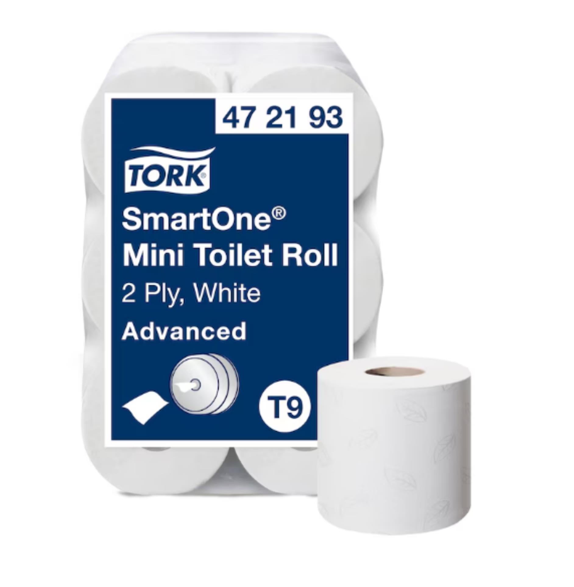 Levně Toaletní papír Tork SmartOne Mini - dvouvrstvý, 111,6 m, 12 rolí