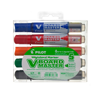 Popisovač Pilot V Board Master - sada 5 barev