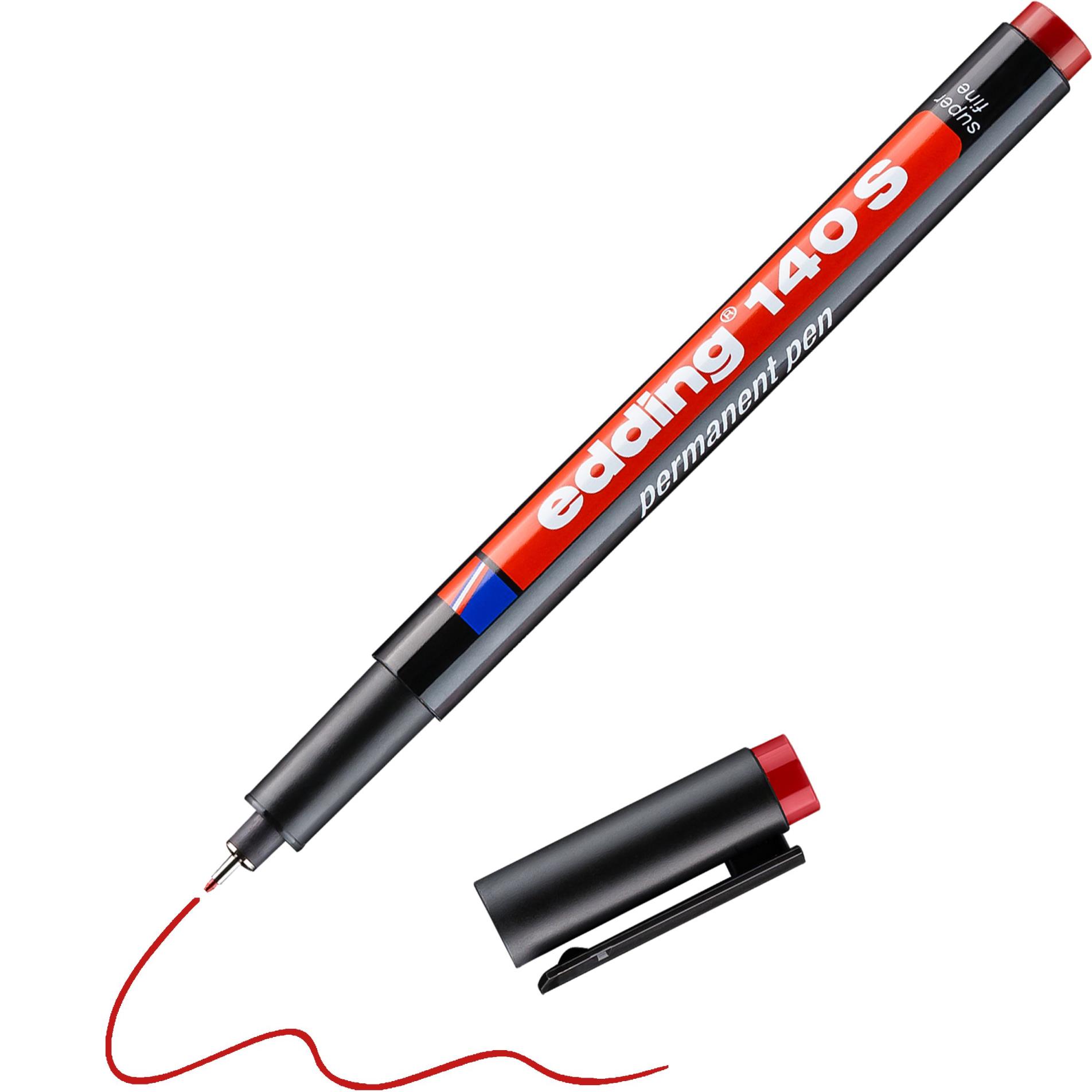 Levně Popisovač na fólie Edding 140 S - červený, 0,3 mm