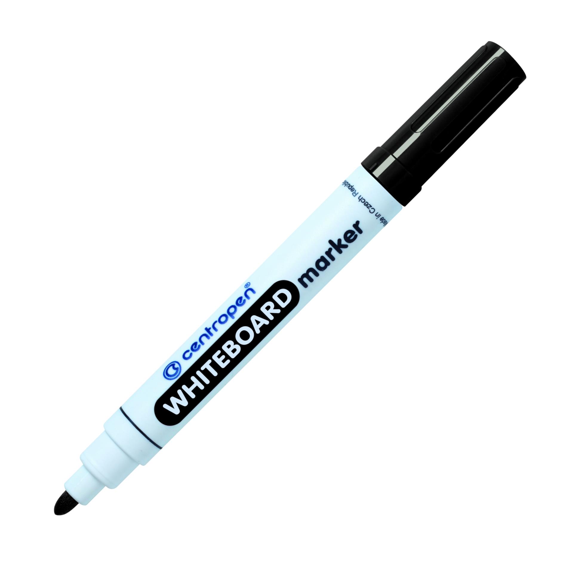 Popisovač na bílé tabule Centropen 8559 - černý, kulatý hrot