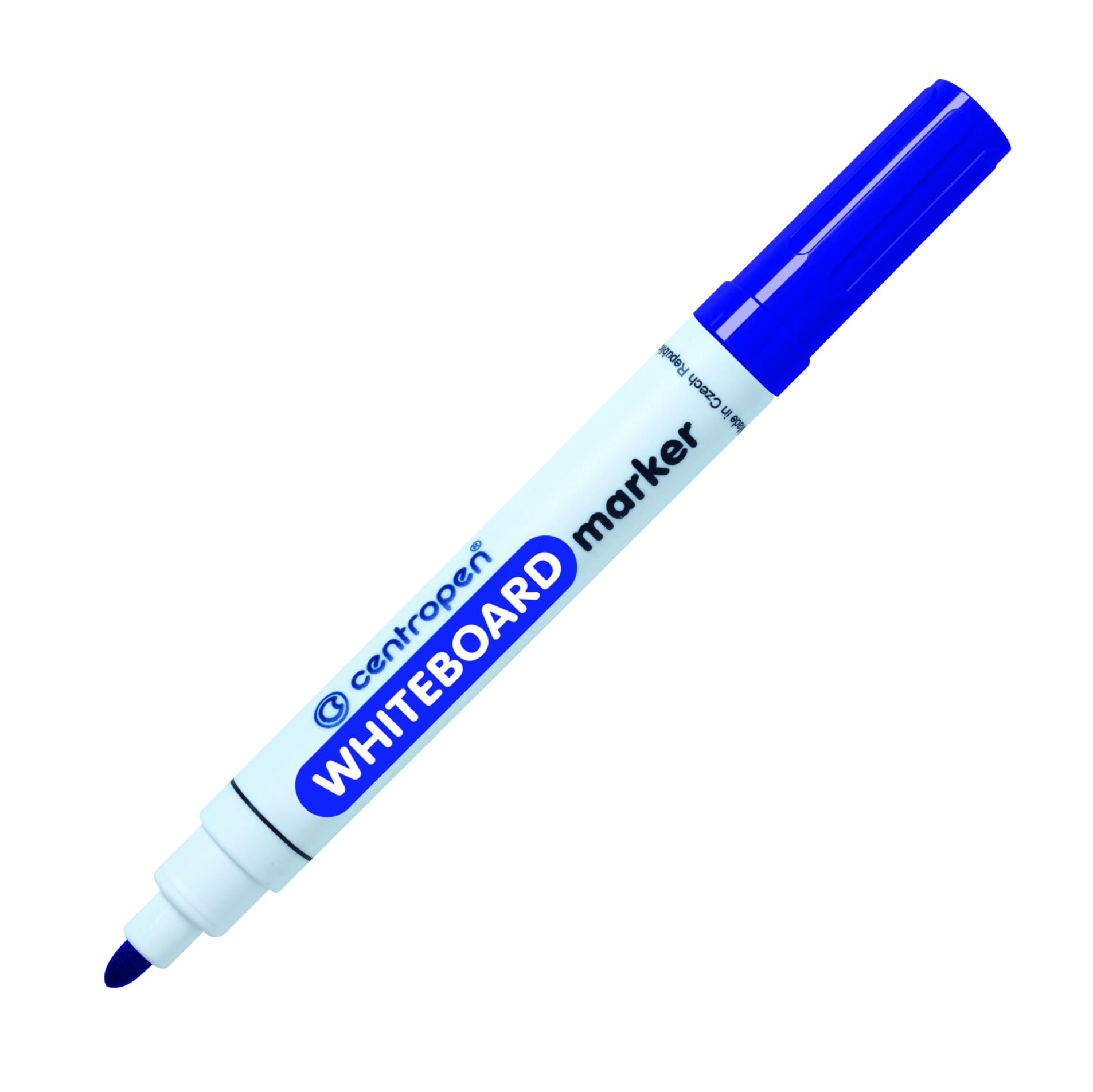 Popisovač na bílé tabule Centropen 8559 - modrý, kulatý hrot
