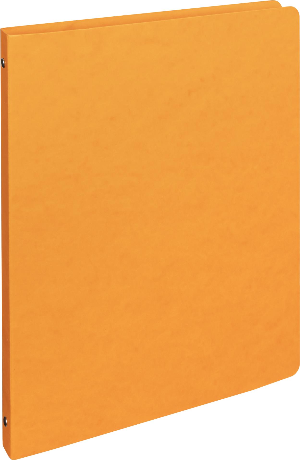 Karton P+P Pořadač čtyřkroužkový prešpánový A4 2 cm, oranžový