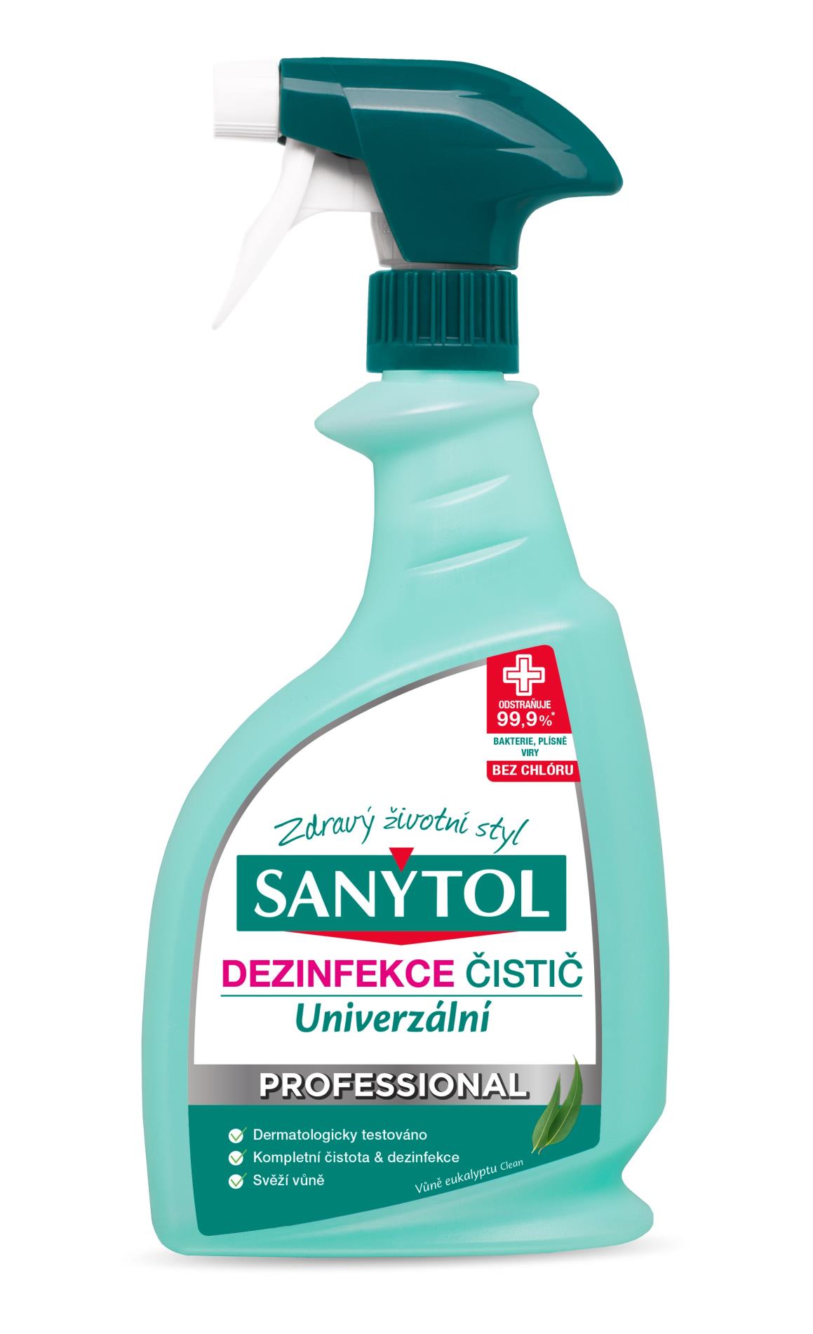 Levně Dezinfekční prostředek Sanytol Professional - univerzální, 750 ml