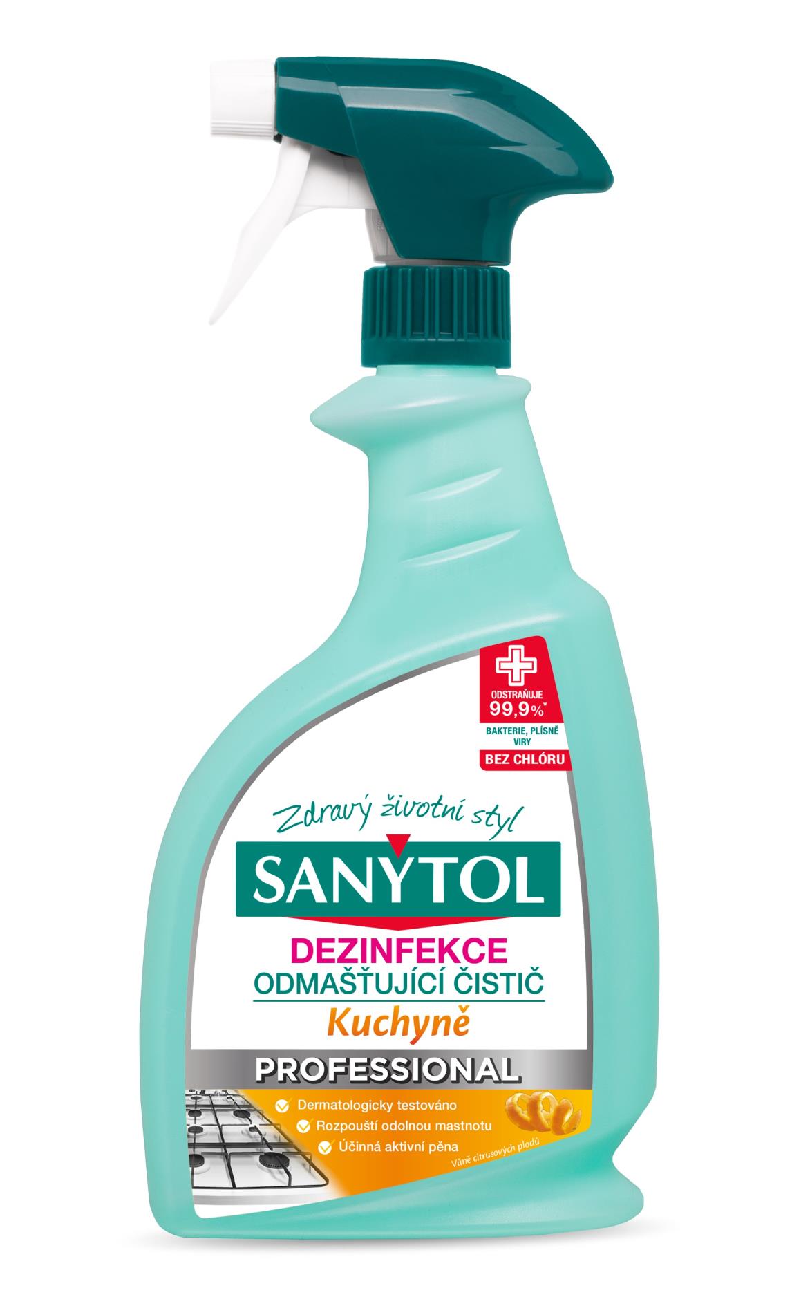 Levně Dezinfekční čistič na kuchyně Sanytol Professional - 750 ml