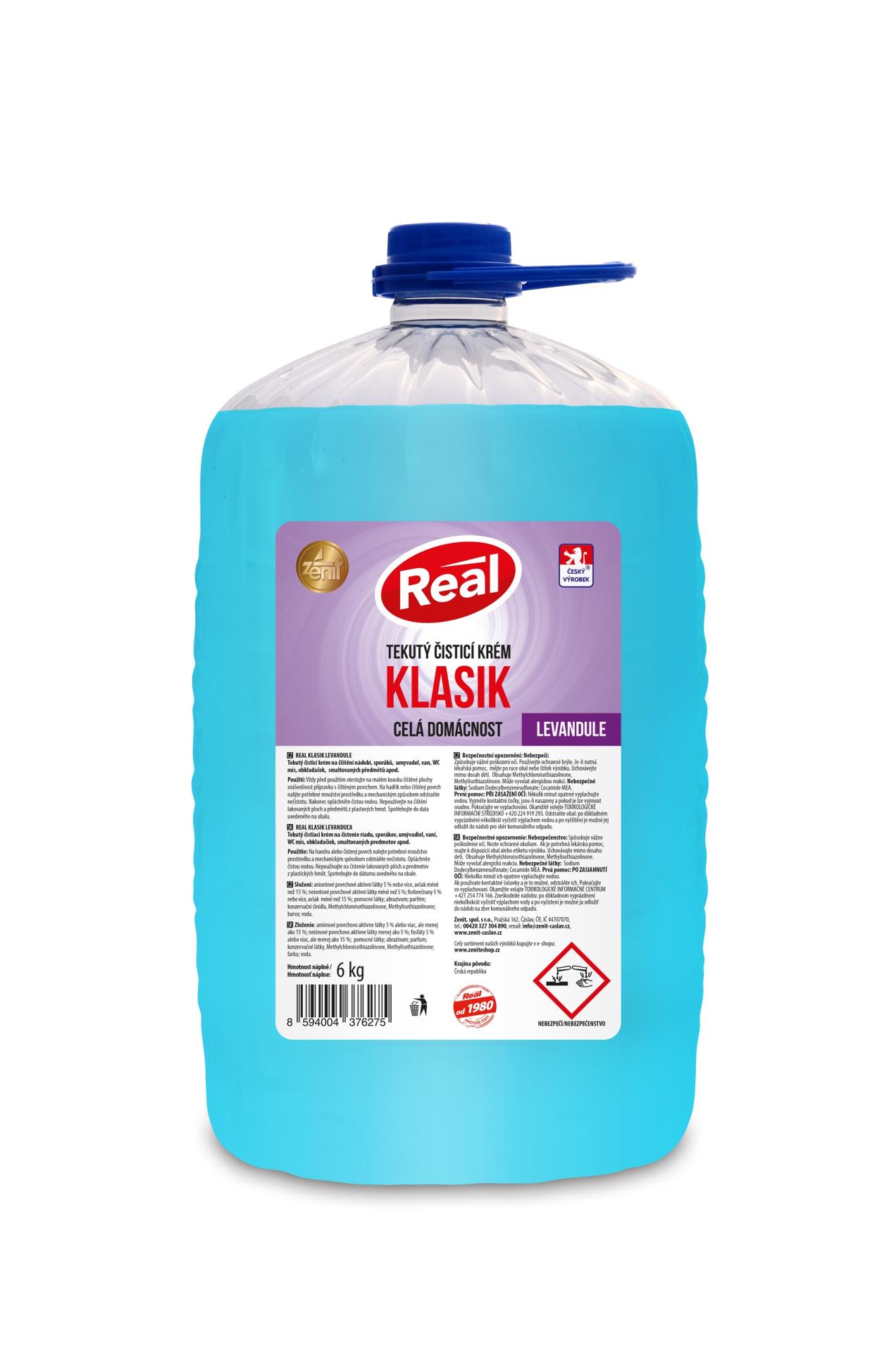 Levně Čisticí krém Real - klasik, levandule, 6 kg