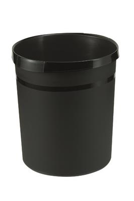 Levně Odpadkový koš HAN - plastový, 18 l, černý