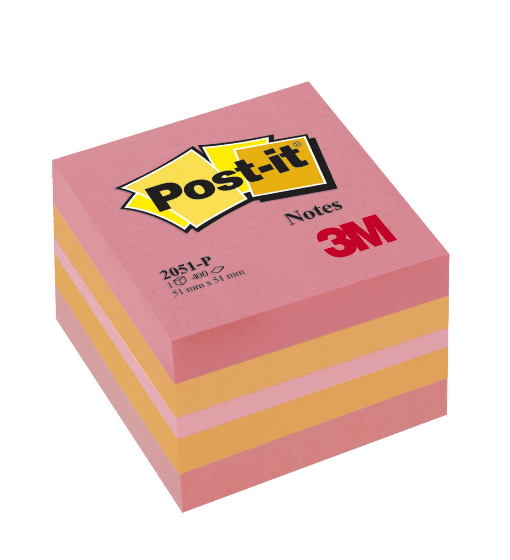 Post-it Minibločky v kostce Post-it, pink