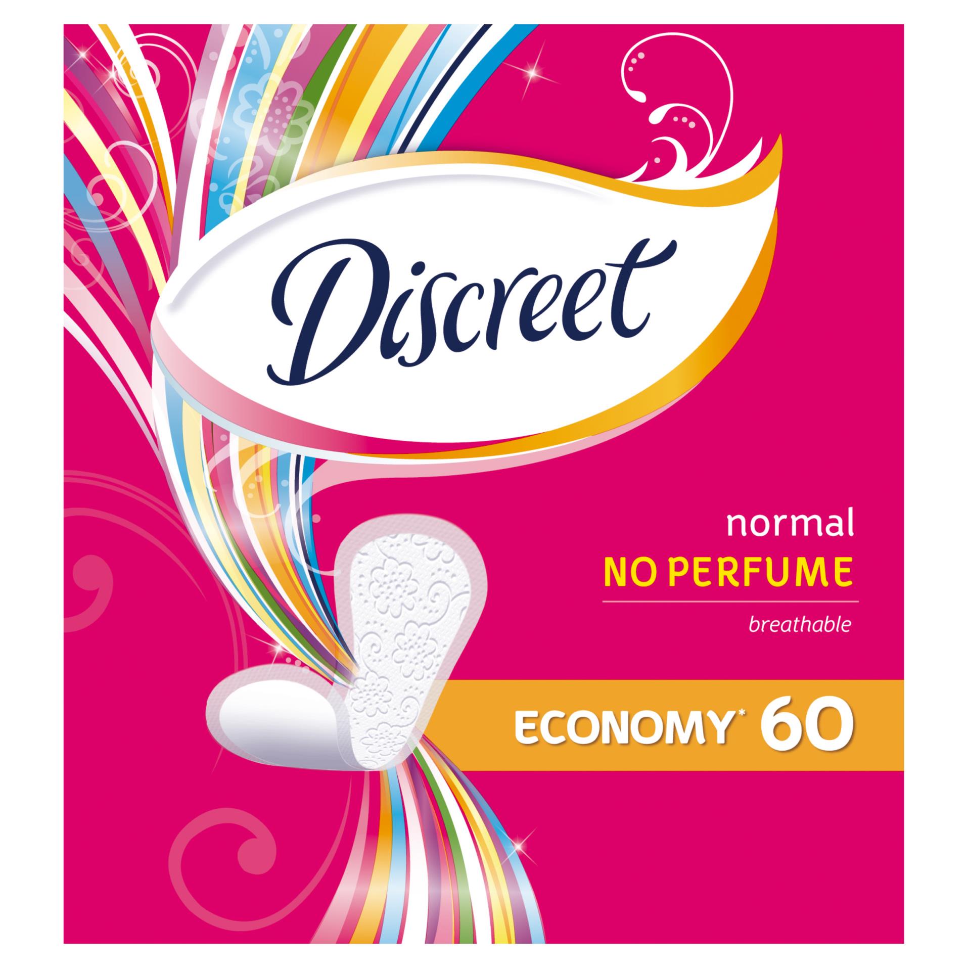 Dámské vložky Discreet - intimky, normal, 60
