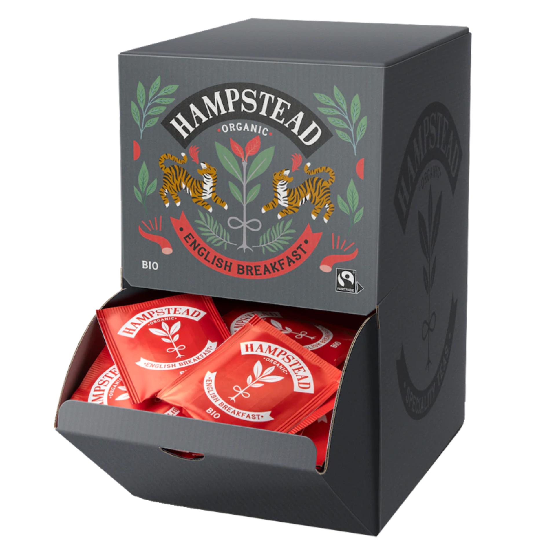 Černý čaj Hampstead - English Breakfast, bio, 250 x 2 g