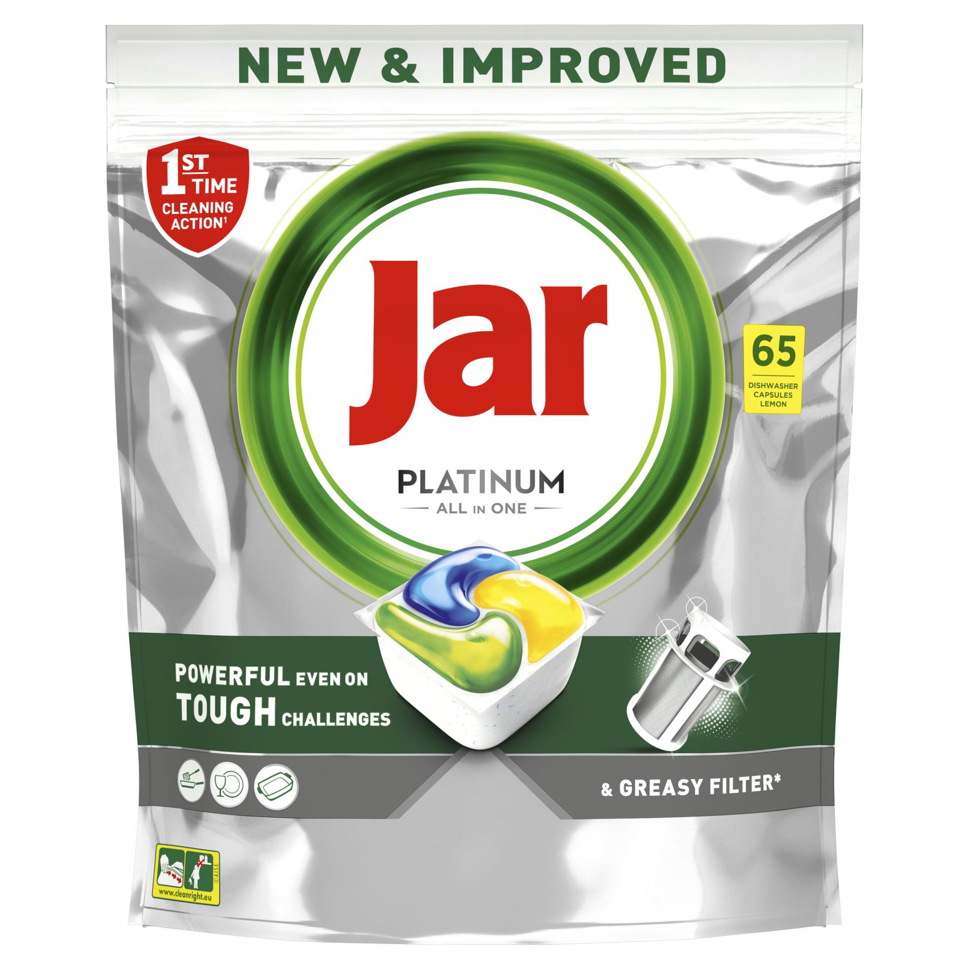 Tablety do myčky Jar - platinum, 65 ks