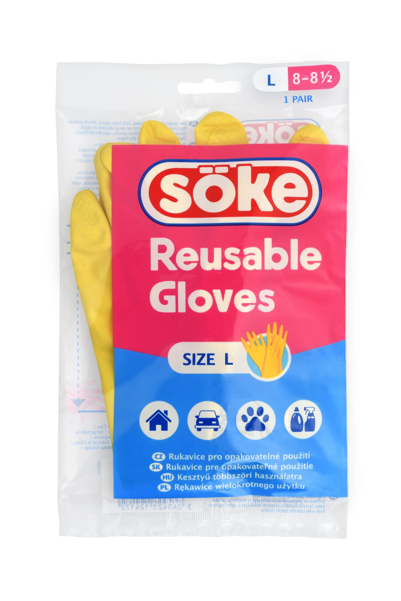 Soke Gumové rukavice Söke - vel. L, 1 pár