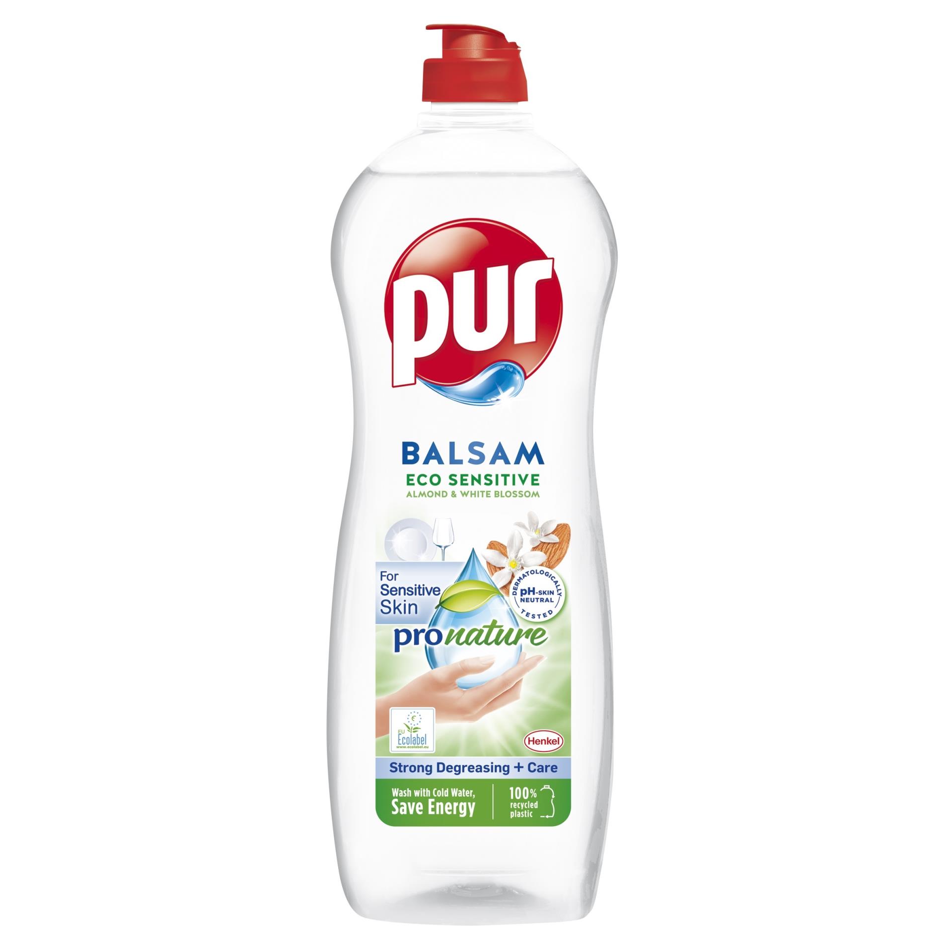 Levně Prostředek na nádobí Pur - balsam aloe vera, 750 ml