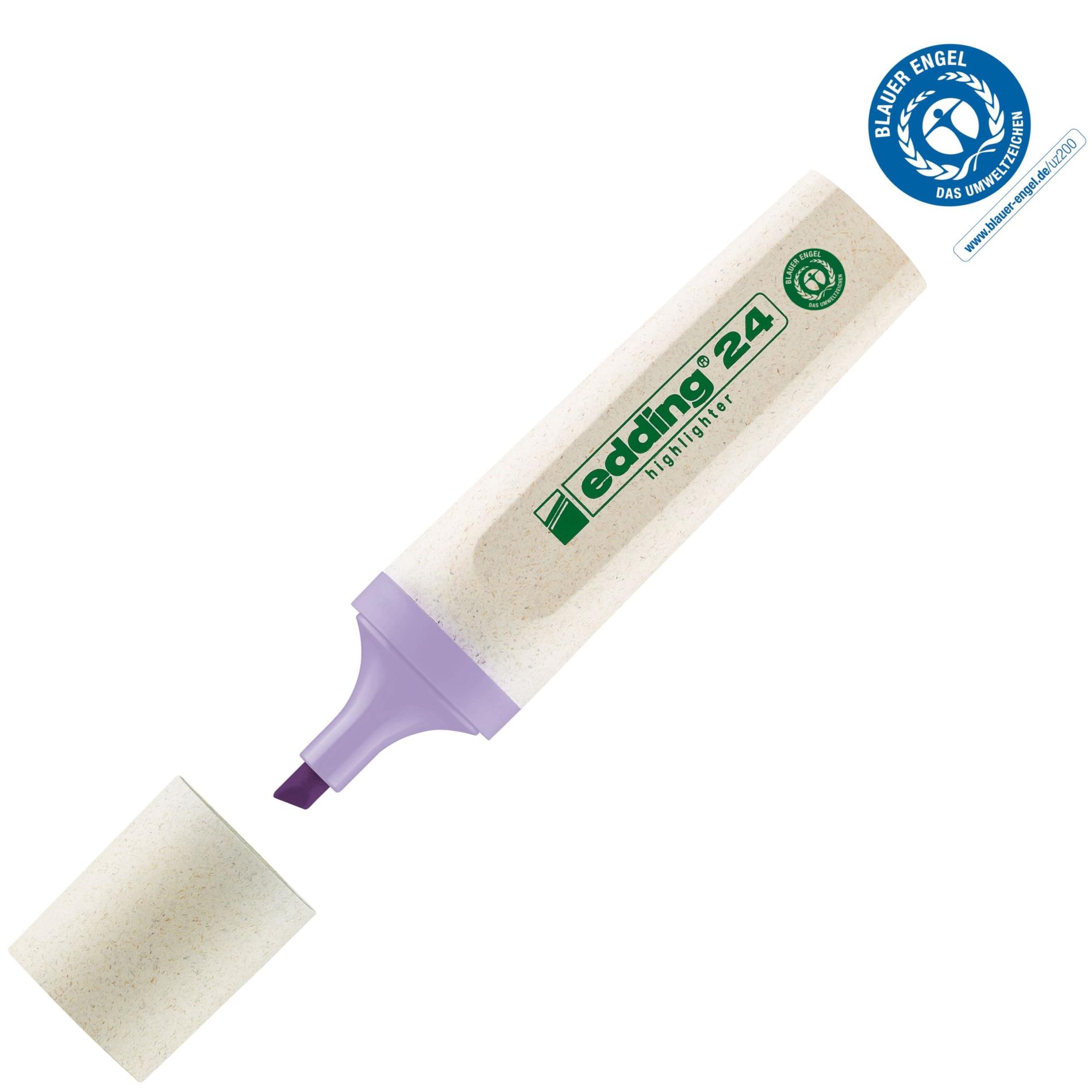 Zvýrazňovač Edding Ecoline 24 -  pastelově fialový