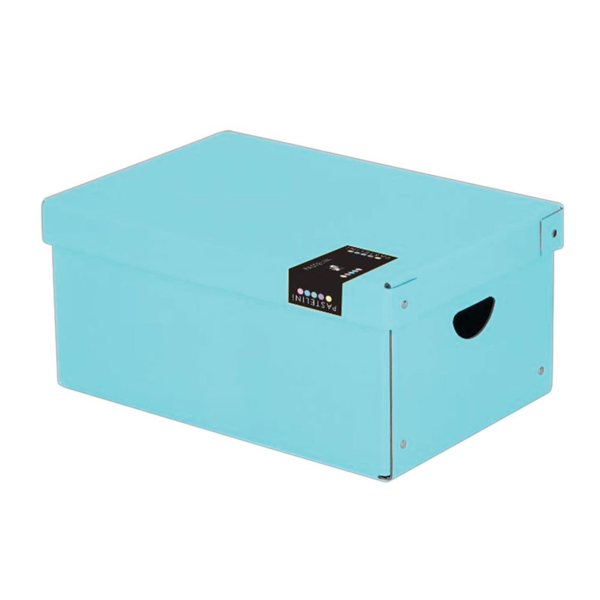 Karton P+P Krabice Pastelini - velká, modrá