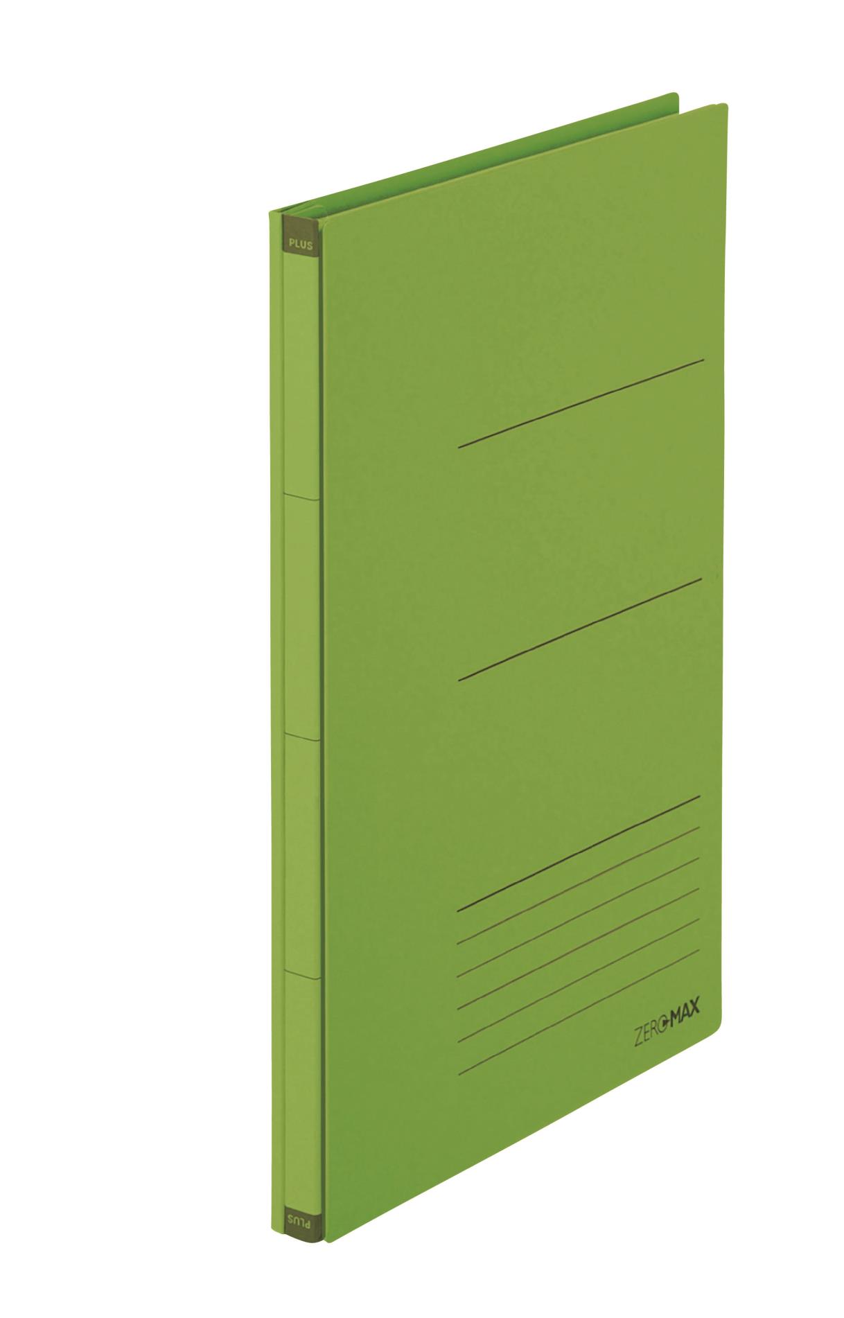 PLUS Japan Archivační pořadač Zero Max - A4, rozšiřitelný, zelený