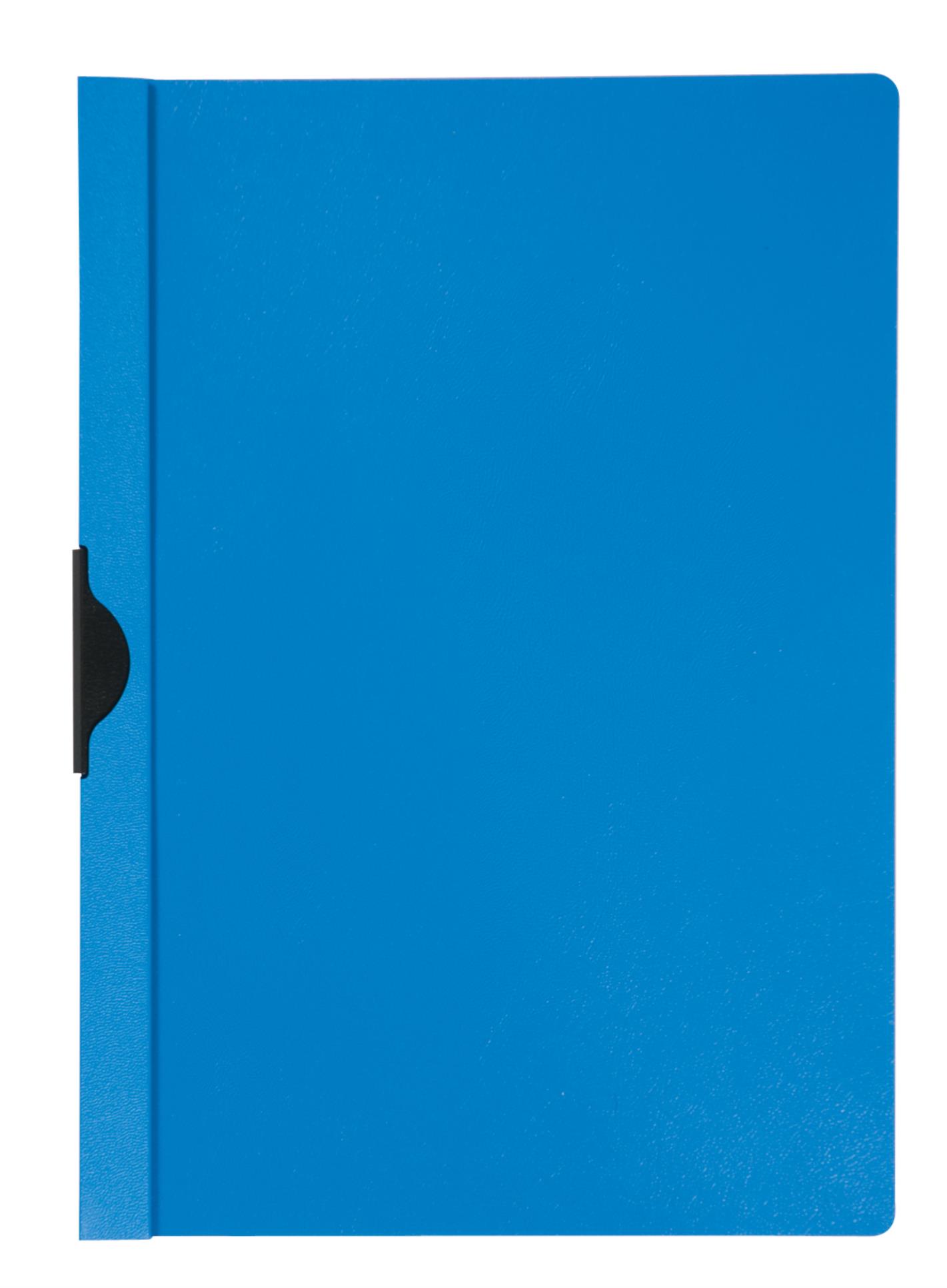 Zakládací desky s klipem Q-Connect - A4, kapacita 60 listů, modré, 25 ks