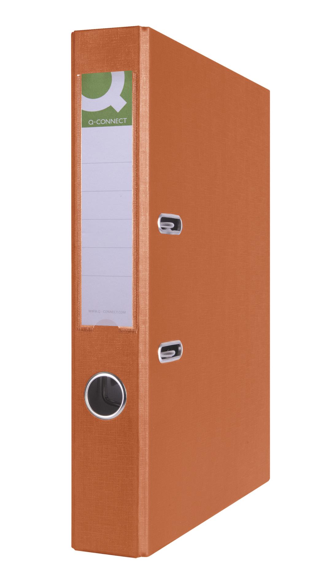 Pákový pořadač Q-Connect Hero - A4, šíře hřbetu 5 cm, oranžový