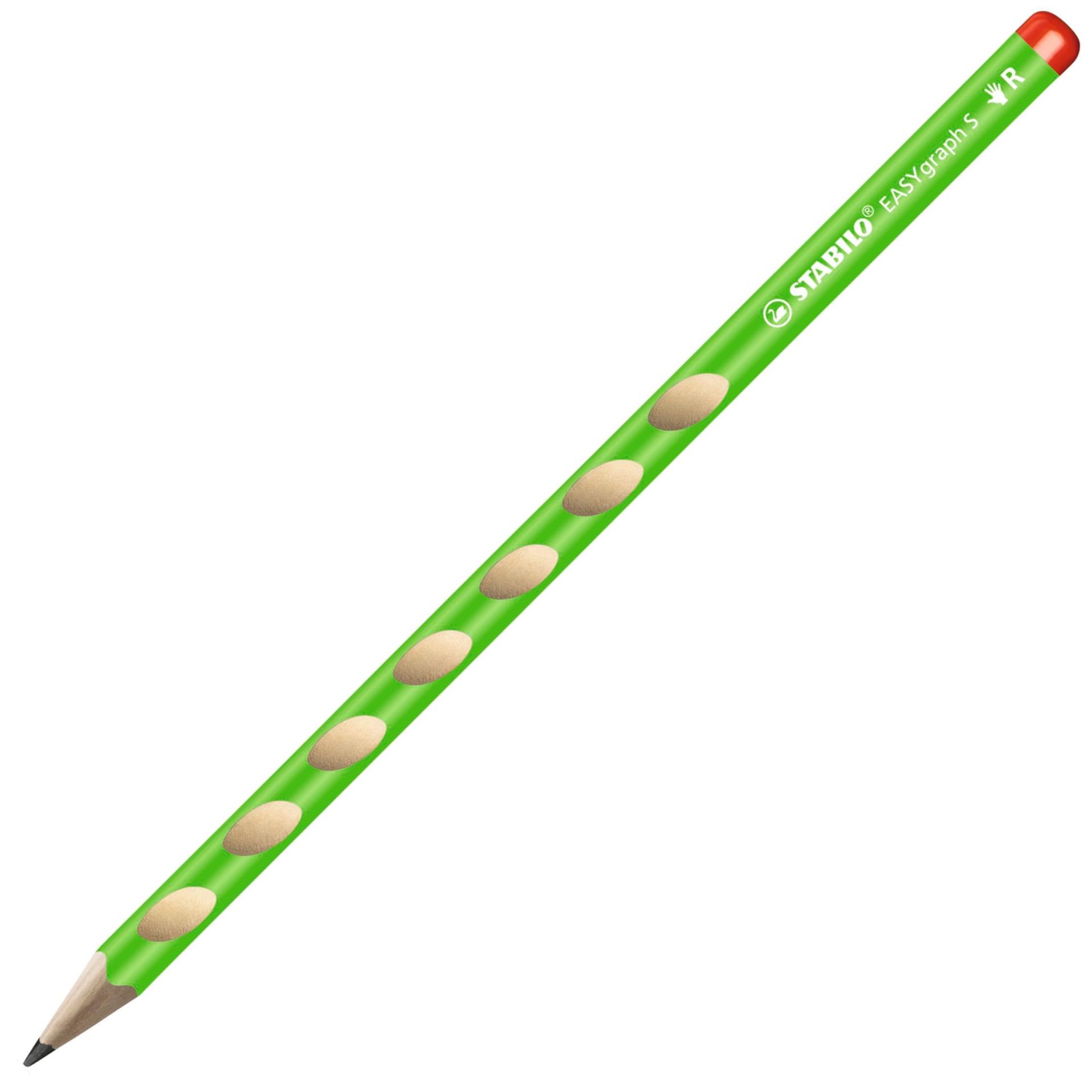 Grafitová tužka STABILO EASYgraph S - bez pryže, HB P, zelená