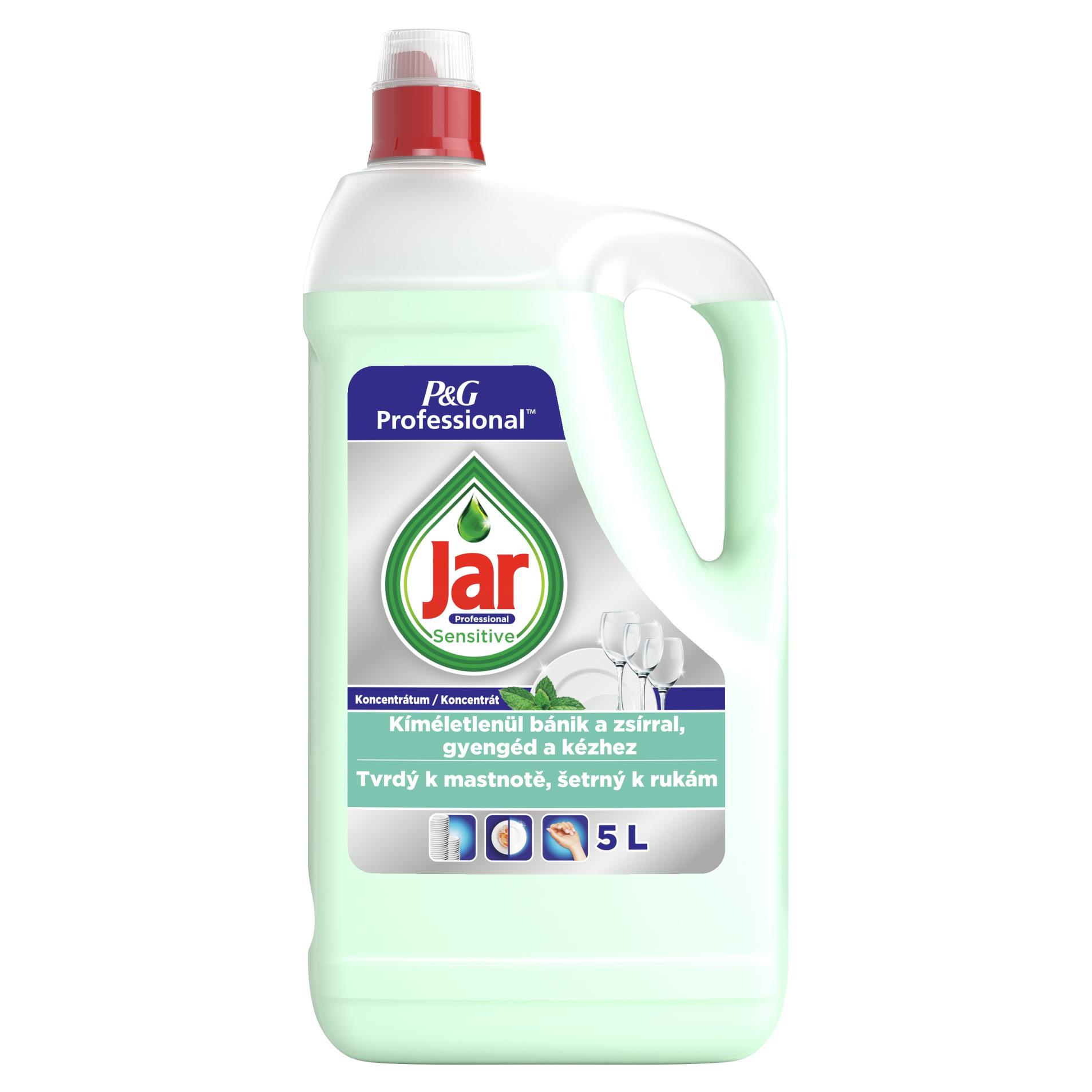 Levně Prostředek na nádobí Jar - sensitive, Aloe Vera, 5 l